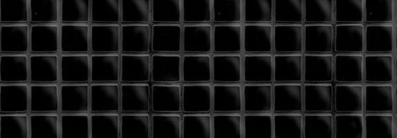Black Small Gloss Tile Effect Wall Panel by Multipanel