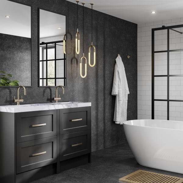 Black Wall Panels  Bathroom Wall Panels - Multipanel