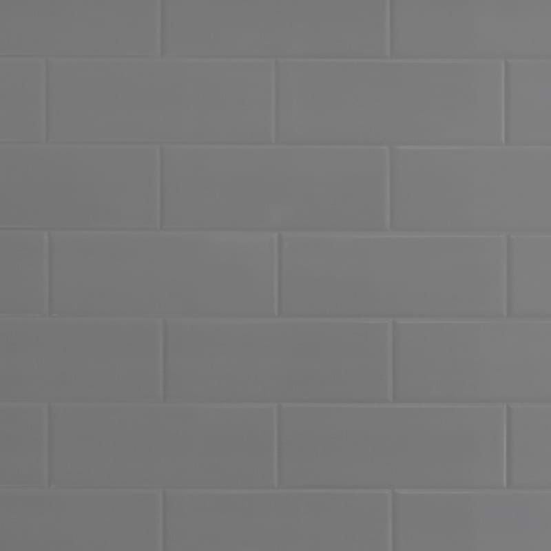 Classic Grey Metro Brick Tile Effect Wall Panels Economy Multipanel