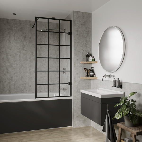 Gray bathroom walls deals