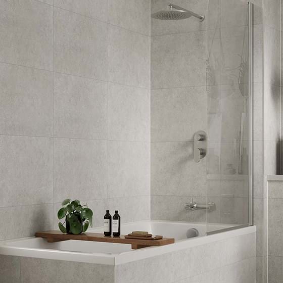 White Mineral Tile Collection