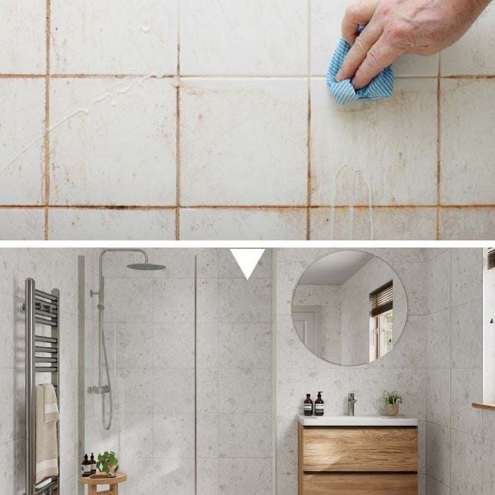 How to retile tile your bathroom wall